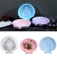 thumbnail image 2 of ROCKROK Creative Ocean Shell Tray Silicone Mold for Plaster Jewelry Dish Holder Making, 2 of 14