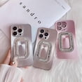 thumbnail image 5 of for iPhone Case,Luxury ElectroPlated with  Crystal Diamend Rhinestone Sparkle Sparkly Silicone Camera Lens Protection Soft Shockproof Phone Case (Pink,iPhone 11 Pro Max), 5 of 5