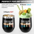 thumbnail image 3 of Golden Girls Gifts,Thank You for Being A Friend Mug,Golden Girls Merchandise Tumbler Gifts for Best Friend,12oz Wine Tumbler With Lid(Black), 3 of 6