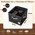 thumbnail image 3 of Organizador de zapatos para clóset contenedor grande almacenamiento para 12 a 16 pares, 3 of 7