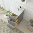 thumbnail image 4 of Vanity Art 15" W Birch Plywood Freestanding Single Base 3 Drawers Storage Cabinet, 4 of 9