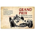 thumbnail image 1 of Letrero de hojalata para decoración de pared, estilo retro, con texto en inglés "Watkins Glen Grand Prix Beer", para interior de bar, pub, tienda, garaje, hogar, cueva de hombre, tamaño: 8 x 12, 1 of 4