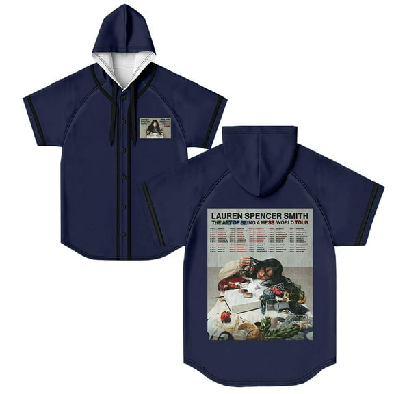 Lauren Spencer Smith THE ART OF BEING A MESS TOUR 2025 T-Shirts Merch Women Clothes Trend Casual Short Sleeve Top