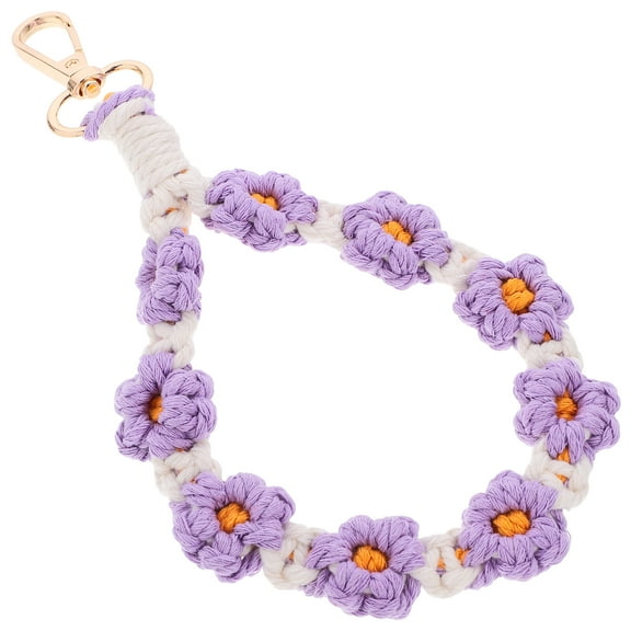 WORGEOUS Macrame Keychain Wristlet Wrist Rope Keychains for Women Wrist Lanyard for Girls