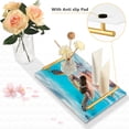 thumbnail image 4 of Ryvnso Sea Turtle Swimming in Sea Bathroom Tray Vanity Countertop Trays Acrylic Organizer, 4 of 7