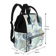 thumbnail image 2 of Fotbe Algae Corals and Seashells Mochila Maternidad - Lona de Sarga Impermeable, Mochila de Pañales de Gran Capacidad con Múltiples Bolsillos y Correas Ajustables, 2 of 6
