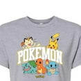 thumbnail image 3 of Pokémon - Pokémon Athletic - Juniors Cropped Cotton Blend T-Shirt, 3 of 5