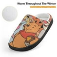 thumbnail image 4 of Kids Winnie The Pooh Slippers Boys Girls Non-Slip Fuzzy House Slippers Warm Soft Plush Winter House Shoes Slip-On Shoes, 4 of 7