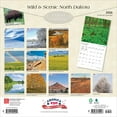 thumbnail image 2 of North Dakota Wild & Scenic | 2026 12x24" (Hanging) Wall Calendar | Plastic-Free, 2 of 9