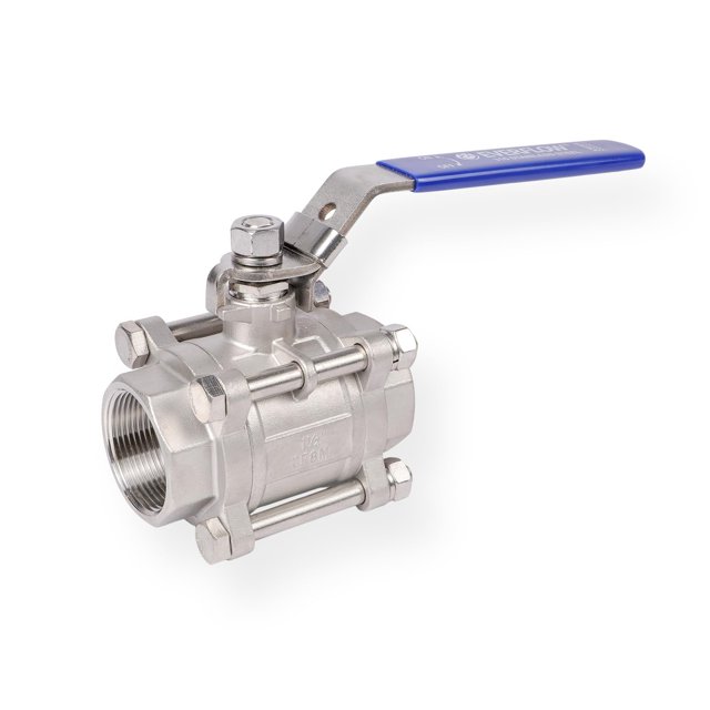 Válvula de bola Midline Valve de acero inoxidable de 1,5" de paso completo