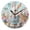 Black Needle, variant on 10" Artistic Round Wall Decorative Desk Clock Wall Clock Home Decor Bunny and Easter Teacup