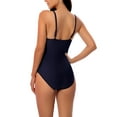 thumbnail image 3 of Csndyce Women Sexy Backless One Piece Swimsuit Deep V Halter Swimwear Bikini Lace up Bathing Suit, 3 of 7