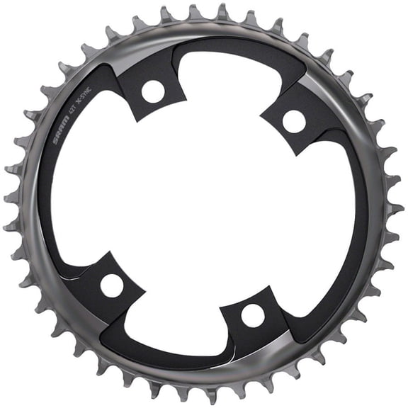 SRAM X-Sync Road Chainring- Gray Tooth Count: 40 Chainring BCD: 107