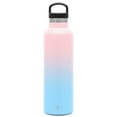 thumbnail image 3 of Simple Modern 20oz Ascent Water Bottle - Hydro Vacuum Insulated Tumbler Flask w/ Handle Lid - Double Wall Stainless Steel Reusable - Leakproof Ombre: Sweet Taffy, 3 of 7