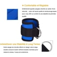 thumbnail image 3 of 2 correas de tobillo para entrenamiento de fuerza, correa de muñeca de tobillo ajustable con anillo en D con coletas duraderas para abdominales, piernas y botones, ejercicios de pesas para hombres y, 3 of 5