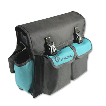 

Eccomum 081 Multifunctional Tool Storage Bag One-shoulder Bag Oxford Cloth Waterproof and Wear-resistant Toolkit Electrician s Toolkit