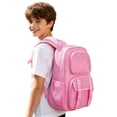 thumbnail image 4 of Fgnfyis School Backpack for Girls Breathable Mesh Gym Lightweight Comfortable Daily College Rucksack with Ventilated Padded Straps Kids Backpack Pink, 4 of 4
