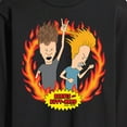 thumbnail image 3 of Beavis & Butthead - Rock Flames - Men's Long Sleeve T-Shirt, 3 of 5