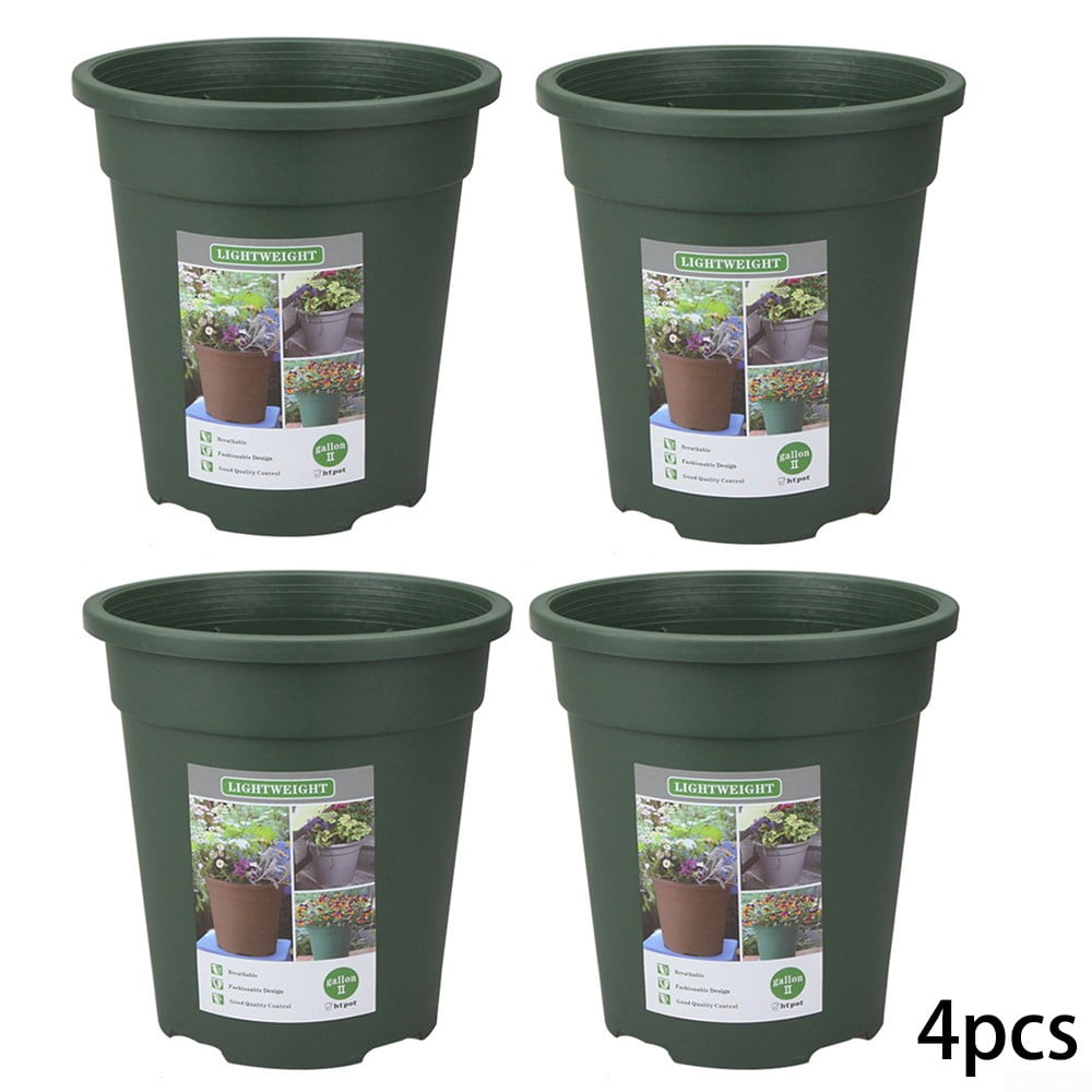 Set Flower Pot Planter Nursery 1 Gallons Balcony Garden Gardening Plant