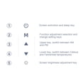 thumbnail image 4 of 15W Wireless Charging Clock, LED Mirror Electronic Makeup Mirror, Foldable Design for Nightstand, Temperature Calendar Pad, Fast Charging, 4 of 7