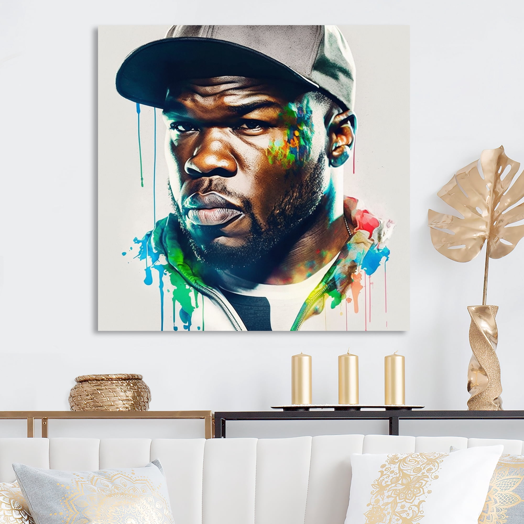 Designart Hollywood Musician II Canvas Wall Art