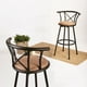 thumbnail image 2 of Bancos Comedor barra bar cocina comodo elegante Hailey Marrón R21 R21 Muebles Hailey 29 Moderno banco, 2 of 2