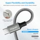 thumbnail image 5 of Etguuds Cable Usb C Largo De 10 Pies De Carga Rápida, Paquete De 2 Cables De Carga Usb A A Tipo C Trenzado De Nailon Compatible Con Samsung Galaxy Note 20/10/10+/9/8 S10 S10E S20 S9 S8 Plus A10E A20 A, 5 of 5