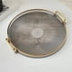 thumbnail image 5 of ¡Compra y Ahorra Ya!, Bandeja redonda de moda para el hogar, sala de estar, mesa de café, bandeja para guardar tazas de té, bandeja de almacenamiento Akmoler, 5 of 8