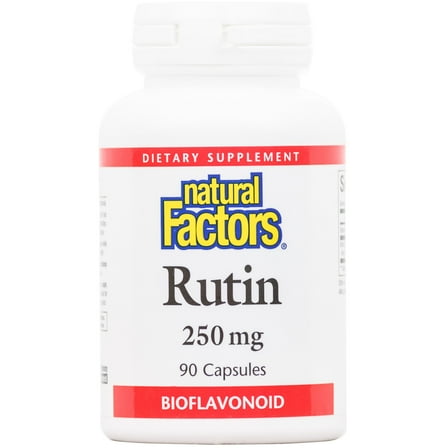 Natural Factors Rutin 250mg, A Citrus Bioflavinoid, 90 Capsules