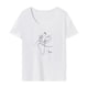 thumbnail image 2 of Camiseta de mujer con cuello redondo, camiseta básica suave y cómoda para acampar, trabajar, mujer S, 2 of 7
