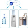 thumbnail image 5 of 3 & 5 Gallon Water Jug Cap Reusable, Food Grade Silicone Replacement Gallon Caps for 55mm Standard/Screw/Crown Tops Water Bottle and Water Dispensers, Non-Spill Lids for Anti-Splash, Leak Free (5PCS), 5 of 6