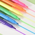 thumbnail image 5 of Uxcell Yellow Highlighter, 20 Pack No Bleeds Highlighters Pens Neon Clear View Bright Quick Dry Pocket Marker Pen Sticks Chisel Tip Cute for Books Office Adults, 5 of 6