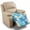 Blue Floral Patchwork, variant on ZIATUBLES Recliner Chair Covers, Reclining Couch Slipcovers Seat Cushion, Anti-Slip Sofa Cover for Dogs Pets, Washable Furniture Protector, 38.58 x 24.40 Inches, American Flag Butterfly Print