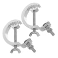 thumbnail image 1 of RENACLIPY 2 Pcs Pinces de Treillis de Lampe de Scène en Aluminium Robuste avec Bouton Réglable pour Éclairage, 1 of 8