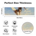 thumbnail image 2 of Surfing Rectangular Kitchen Runner Rug, 15.7"x59", Washable, , Absorbent Runner Rugs, 2 of 6
