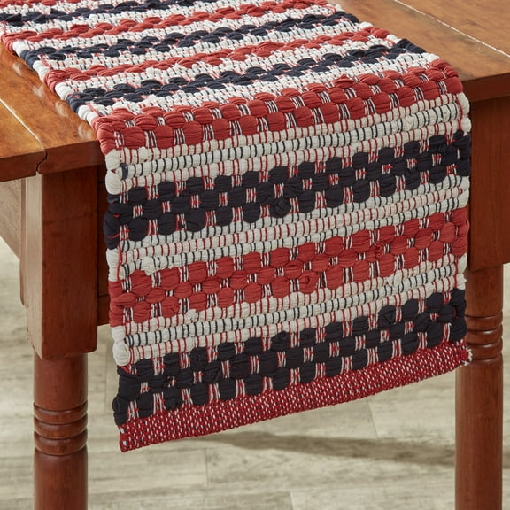 Park Designs Liberty Chindi Table Runner 13" X 54"