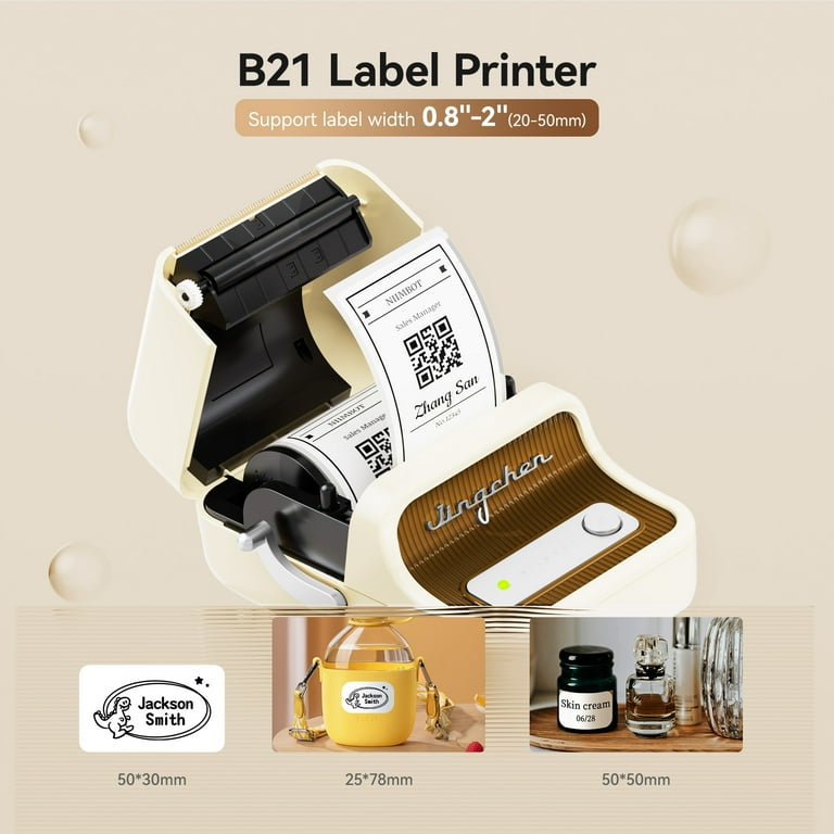 NIIMBOT B21 Portable Bluetooth Label Maker & Thermal Printer