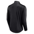 thumbnail image 3 of Men's Fanatics Black Miami Marlins Tough Minded Lightweight Quarter-Zip Pullover, 3 of 3