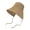 Khaki, variant on Wide Brim Straw Sun Hat for Women, Linen Summer Bonnet with Adjustable Strap, Breathable Beach Hat UV Protection for Travel, Vacation & Outdoor (Black)