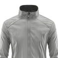 thumbnail image 3 of Men's Lightweight Rush Guard Stand Collas Sun Protection Jackets Outdoor Hooded Tops Spring Summer Cooling Windbreaker Gray M, 3 of 5