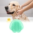 thumbnail image 2 of Unique Bargains 1 Pc Durable Round Head Pet Grooming Bath for Dog for Cat 3.54"x3.54"x0.79" Green, 2 of 6