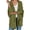 Army green, variant on Long Sleeve Women's Open Front Batwing Fuzzy Knit Sweaters Chunky Cardigan