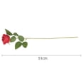 thumbnail image 5 of Hongchun 12 Pcs Artificial Roses, Single Long Stem Flowers with Rose Buds (Blue), 5 of 5