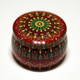 thumbnail image 1 of Caja pequeña de hierro para hornear galletas, caja para té con forma de rosa Luoshi, lata para velas, lata para dulces, tarro para velas, 1 of 6
