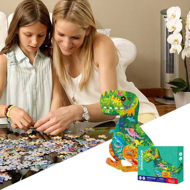 Caja de regalo Alien Irregular Puzzle Juego Dinosaurio Bebé Puzzle Bebé Puzzle Dinosaurio Wmkox8yii shdjk292
