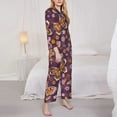 thumbnail image 3 of Goofa Buffalo Plaid and Butterflys Printed Women’s 2 Piece Pajama Set Super,Pajamas Women's Long Sleeve Sleepwear Soft Button Down Loungewear Pjs Lounge Set Nightwear-, 3 of 9