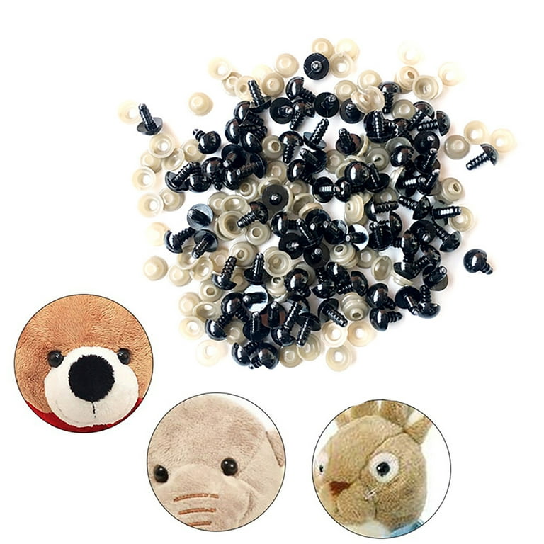 Plastic Safety Crochet Eyes Bulk with 100PCS Washers for Crochet Crafts  Plush Doll Toys Eyes Stuffed Animal Making Supplier 16MM 16MM 