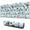 Light Blue Christmas, variant on Long Mouse Pads for Desk,Light Blue Christmas House and Tree Desk Mats on Top Of Desks, Desk Mouse Pad Extra Large with 3mm Non-Slip Base and Stitched Edge for Gaming,Work,Home 31.5x11.8in