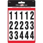 Hillman Group 842284 2 in. Black & White Glossy Vinyl Square Cut Self Adhesive Numbers