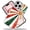 Colorful Sun White, variant on Case for iPhone 13 & 14, Compatible with MagSafe, Koi Fish for Women Girls Slim Cute Hard Back Shockproof Phone Case for iPhone 13 & 14, White